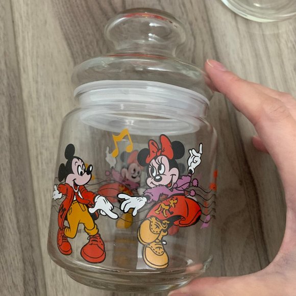 Vintage Disney Glass container | Mickey Mouse | Disney gift | glassware - Picture 4 of 5